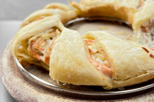 Summermobil Campingrezepte - Lachs im Blätterteig